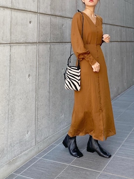 mikaさん（レディース・157cm）の秋コーディネート