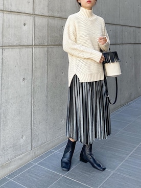 「CANMART（キャンマート）のアイテム」を使った、mikaさん（レディース・157cm）の秋コーディネート