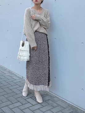 「CANMART（キャンマート）のアイテム」を使った、mikaさん（レディース・157cm）の秋コーディネート