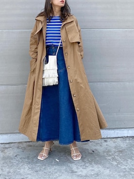 mikaさん（レディース・157cm）の春コーディネート