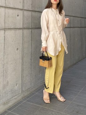 「BONbazaar（ボンバザール）のアイテム」を使った、mikaさん（レディース・157cm）の春コーディネート