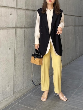 「BONbazaar（ボンバザール）のアイテム」を使った、mikaさん（レディース・157cm）の春コーディネート