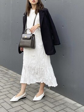 「Elenore（エレノア）のアイテム」を使った、mikaさん（レディース・157cm）の春コーディネート