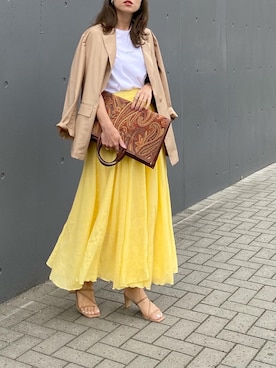 mikaさん（レディース・157cm）の春コーディネート