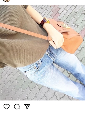 「GAL FIT（ギャルフィット）のアイテム（バッグ）」を使った、chiko1024さん（レディース・155cm）の秋コーディネート