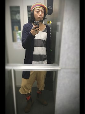 「FINAL HOME（ファイナルホーム）のアイテム」を使った、ぽんさん（メンズ・175cm）の秋コーディネート