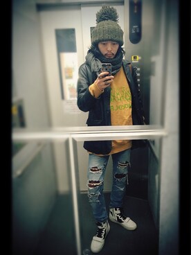 「KENT（ケント）のアイテム」を使った、ぽんさん（メンズ・175cm）の冬コーディネート