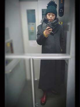 「JUNMEN（ジュンメン）のアイテム（ジャケット/アウター）」を使った、ぽんさん（メンズ・175cm）の冬コーディネート