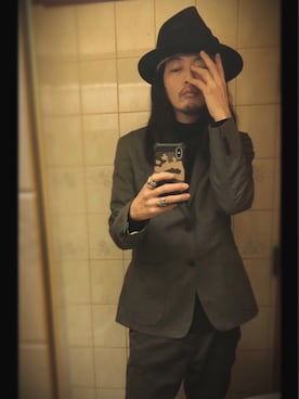 「COMME CA DU MODE（コムサデモード）のアイテム（ジャケット/アウター）」を使った、ぽんさん（メンズ・175cm）の冬コーディネート