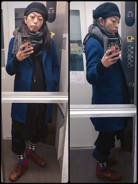 ぽんさん（メンズ・175cm）の冬コーディネート