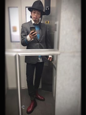 「OLIVE des OLIVE（オリーブデオリーブ）のアイテム」を使った、ぽんさん（メンズ・175cm）の冬コーディネート