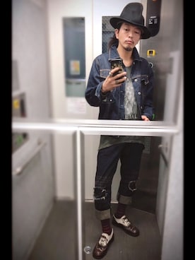 「PATRICK COX（パトリック・コックス）のアイテム（シューズ）」を使った、ぽんさん（メンズ・175cm）の秋コーディネート