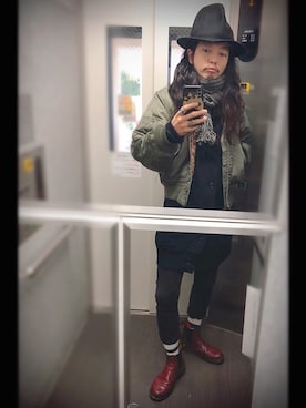 「CABANE de ZUCCa（カバンドズッカ）のアイテム（トップス）」を使った、ぽんさん（メンズ・175cm）の冬コーディネート