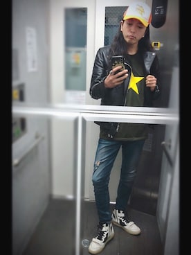 「SANTA CRUZ（サンタクルーズ）のアイテム（キャップ）」を使った、ぽんさん（メンズ・175cm）の春コーディネート