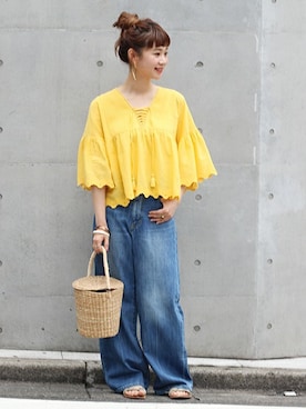 ara*さん(レディース・158cm)の夏コーディネート