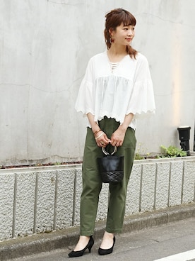 「relume」｜ara*さん（レディース・158cm）の夏コーディネート