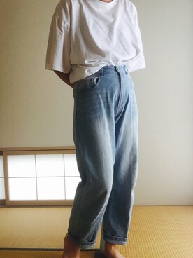 「knock through abstraction（ノックスルーアブストラクション）のアイテム」を使った、bambiさん（レディース・160cm）の夏コーディネート