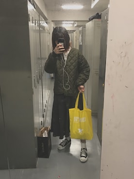 「CONVERSE（コンバース）のCONVERSE コンバース ジャック パーセル / JACK PURCEL（スニーカー）」を使った、アスカスさん（レディース・162cm）の春コーディネート