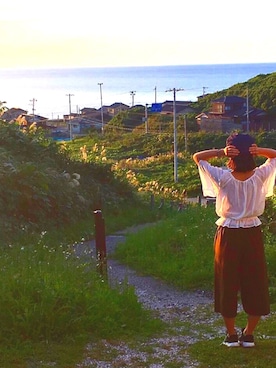 Tsukimiさん（レディース・164cm）の夏コーディネート