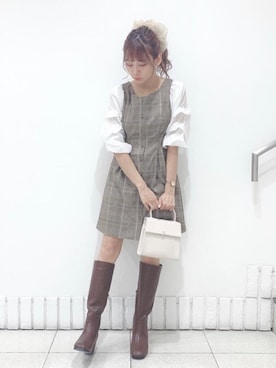 まりたすさん（レディース・156cm）の秋コーディネート