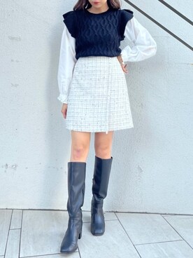 まりたすさん(レディース・156cm)の秋コーディネート