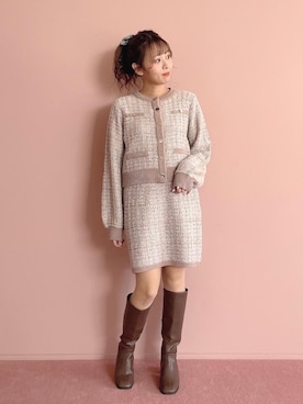 「アイテム（バレッタ/ヘアクリップ）」を使った、まりたすさん（レディース・156cm・20代）の秋コーディネート