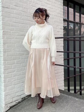 まりたすさん(レディース・156cm)の冬コーディネート