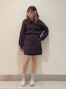 まりたすさん（レディース・156cm）の冬コーディネート