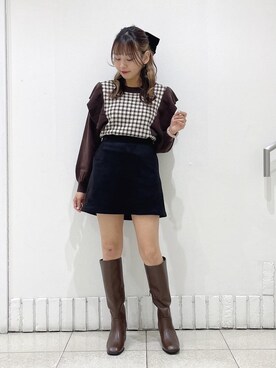 まりたすさん（レディース・156cm）の冬コーディネート