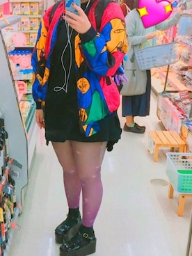 「ピカソブルゾン」｜青砥あおさん（レディース・166cm）の秋コーディネート
