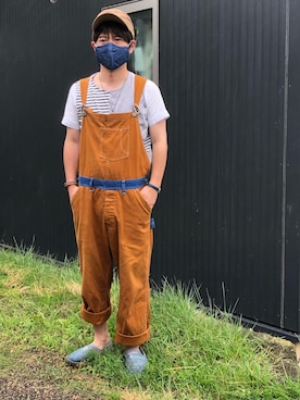 「NANO universe（ナノユニバース）のアイテム（その他シューズ）」を使った、hide104さん（メンズ・162cm）の夏コーディネート