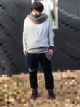 「NANO universe（ナノユニバース）のアイテム（その他シューズ）」を使った、hide104さん（メンズ・162cm）の秋コーディネート