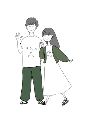 「FRUIT OF THE LOOM（フルーツオブザルーム）のアイテム（ワンピース/ドレス）」を使った、まてみてさん（レディース・158cm）の春コーディネート