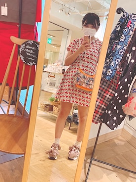 「merry jenny（メリージェニー）のアイテム（シャツワンピース）」を使った、たぴるこさん（レディース・159cm）の秋コーディネート