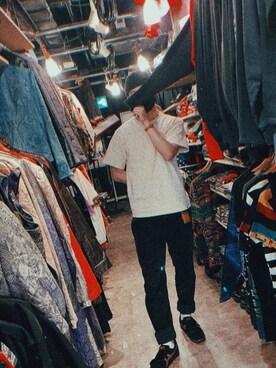 「Carhartt（カーハート）のアイテム（その他）」を使った、進さん（メンズ・176cm）の春コーディネート