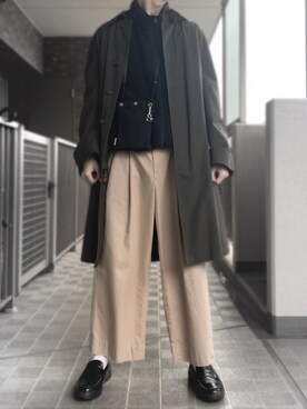 「KAIKO（カイコー）のアイテム（ジャケット/アウター）」を使った、YUK  さん（メンズ・169cm）の秋コーディネート