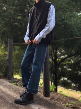 「KAIKO（カイコー）のアイテム（ジャケット/アウター）」を使った、YUK  さん（メンズ・169cm）の秋コーディネート