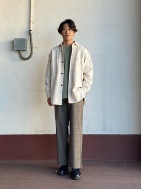 「スタッフセンバツ」｜「アイテム（その他アウター）」を使った、taiseiさん（メンズ・174cm）の冬コーディネート