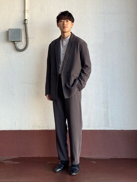「スタッフセンバツ」｜「アイテム（その他アウター）」を使った、taiseiさん（メンズ・174cm）の冬コーディネート