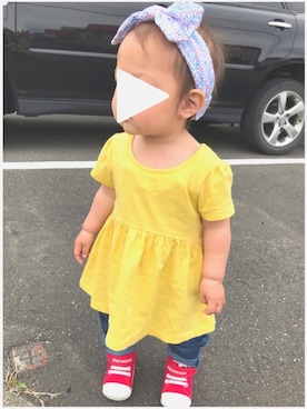 Re & Anさん（キッズ・70cm）の夏コーディネート