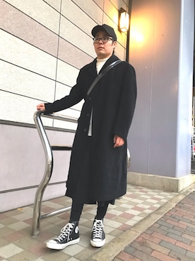 「JOSEPH ABBOUD（ジョセフアブード）のアイテム（ジャケット/アウター）」を使った、yopeさん（メンズ・174cm）の冬コーディネート