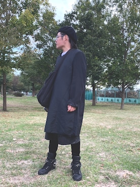 「THREE BLIND MICE（スリーブラインドマイス）のアイテム（帽子）」を使った、yopeさん（メンズ・174cm）の秋コーディネート