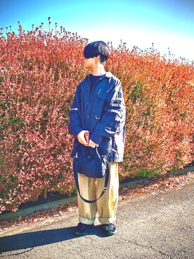 「RNA」｜「アイテム（スウェット）」を使った、yopeさん（レディース・152cm）の秋コーディネート