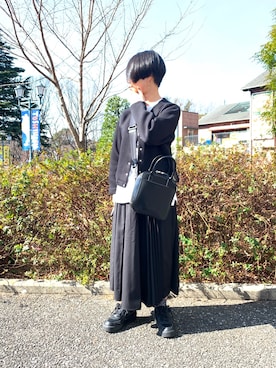 「YEAR（イヤー）のアイテム」を使った、yopeさん（レディース・152cm）の春コーディネート