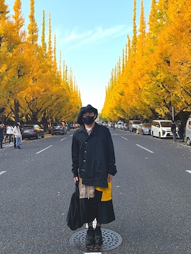 「秋のマイ旬スタイル」｜「アイテム（キャスケット）」を使った、yopeさん（メンズ・174cm）の秋コーディネート