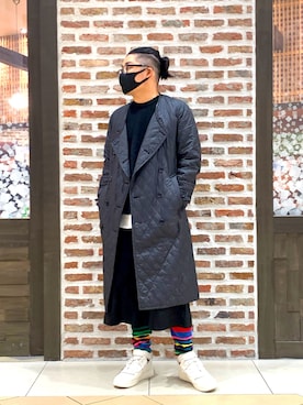 「OLIVER PEOPLES」｜「アイテム（その他アウター）」を使った、yopeさん（メンズ・174cm）の秋コーディネート