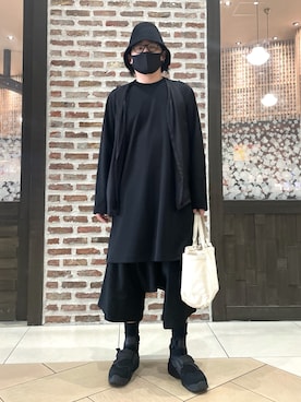 「BLACK COMME des GARÇONS」｜yopeさん（メンズ・174cm）の春コーディネート