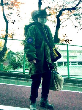 「楽器」｜hakaseさん（メンズ・169cm）の冬コーディネート