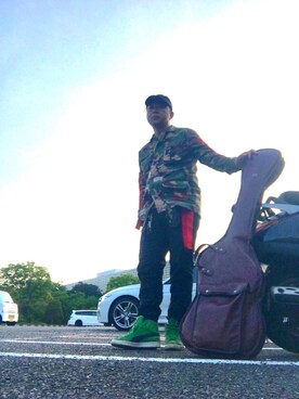 「G-STAR RAW（ジースターロゥ）のアイテム（キャップ）」を使った、hakaseさん（メンズ・169cm）の冬コーディネート