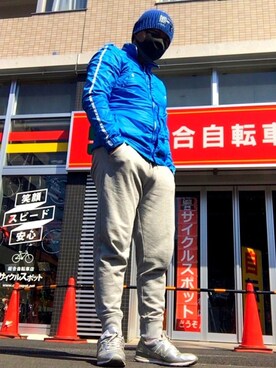 「G-STAR RAW（ジースターロゥ）のアイテム（ナイロンジャケット）」を使った、hakaseさん（メンズ・169cm）の春コーディネート